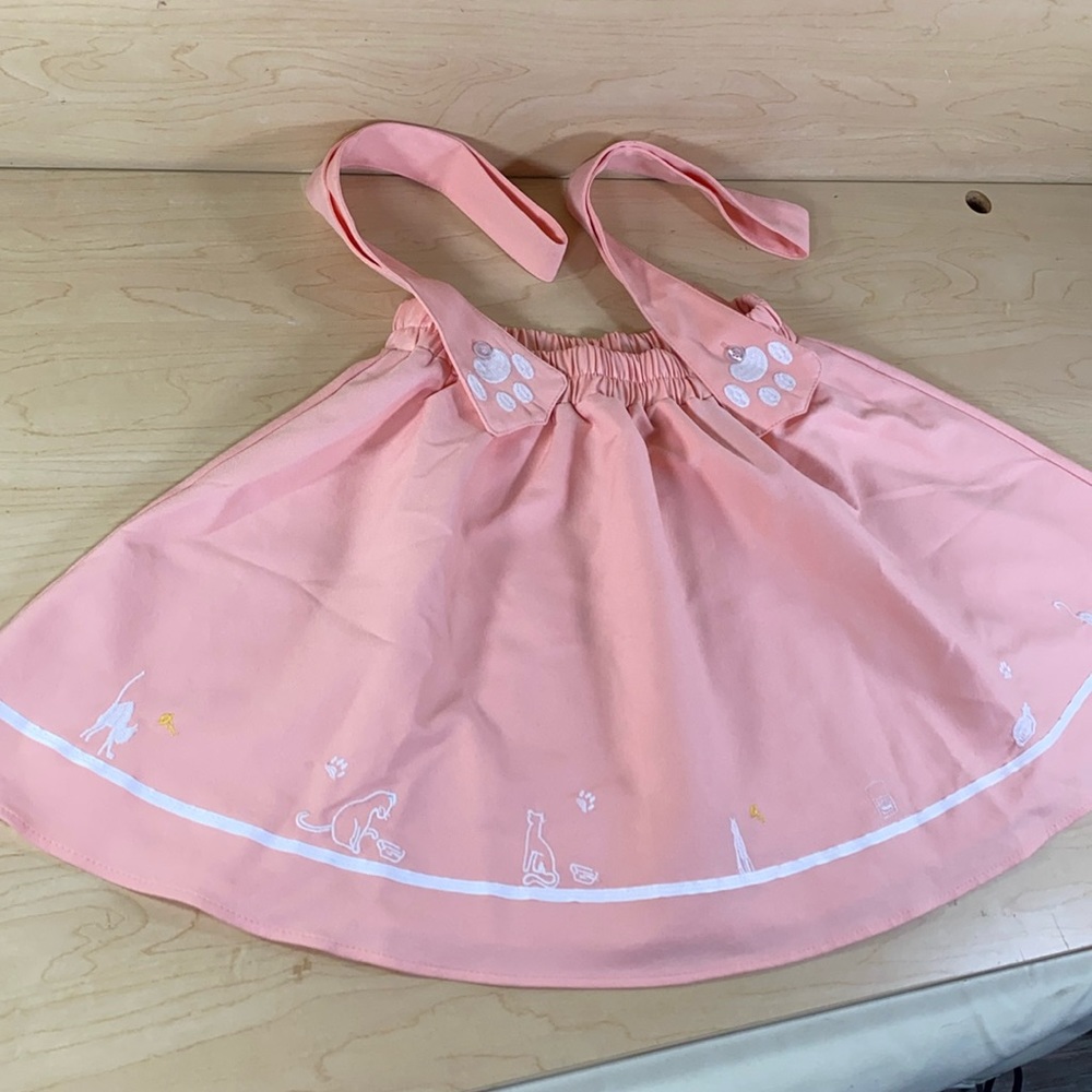 Kawaii skirt Cute Cat Embroidered Jumper Skirt. Size S/M